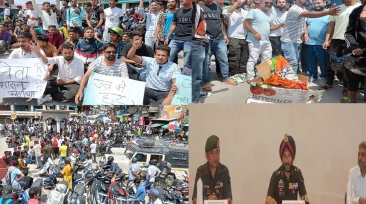 उत्तराखंड में भी अग्निपथ योजना का विरोध कर रहे युवा, सड़के की जाम…