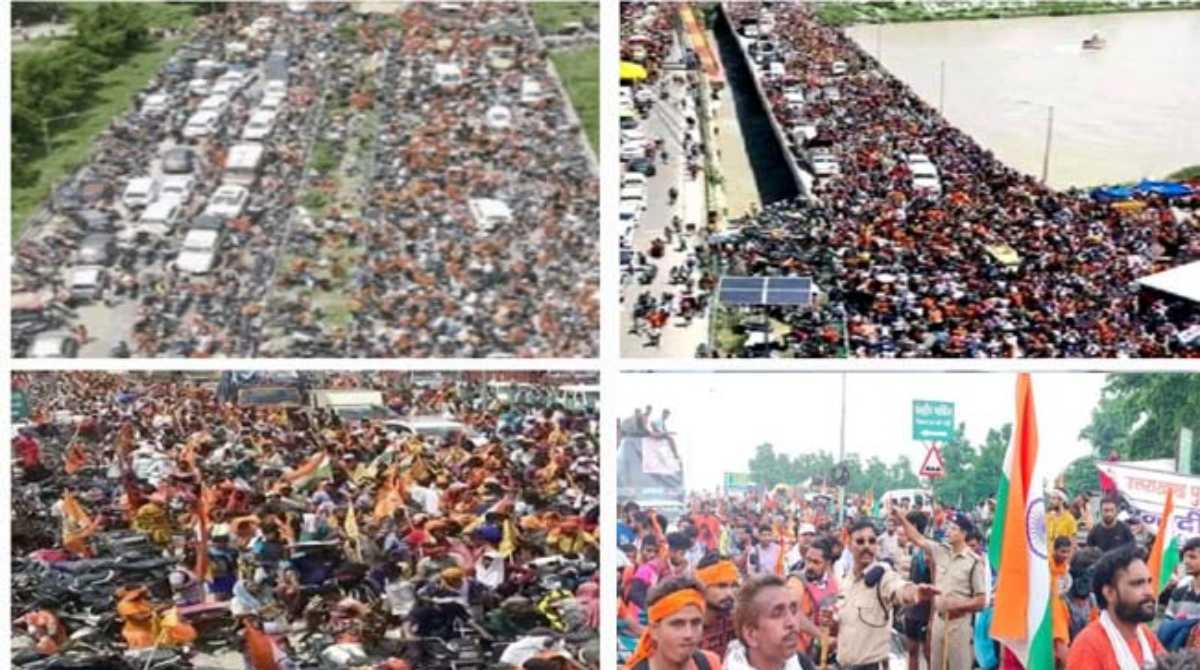 आस्था का प्रतीक: आज सोमवार शिव भक्तों के सैलाब से जाम हुआ हरिद्वार…