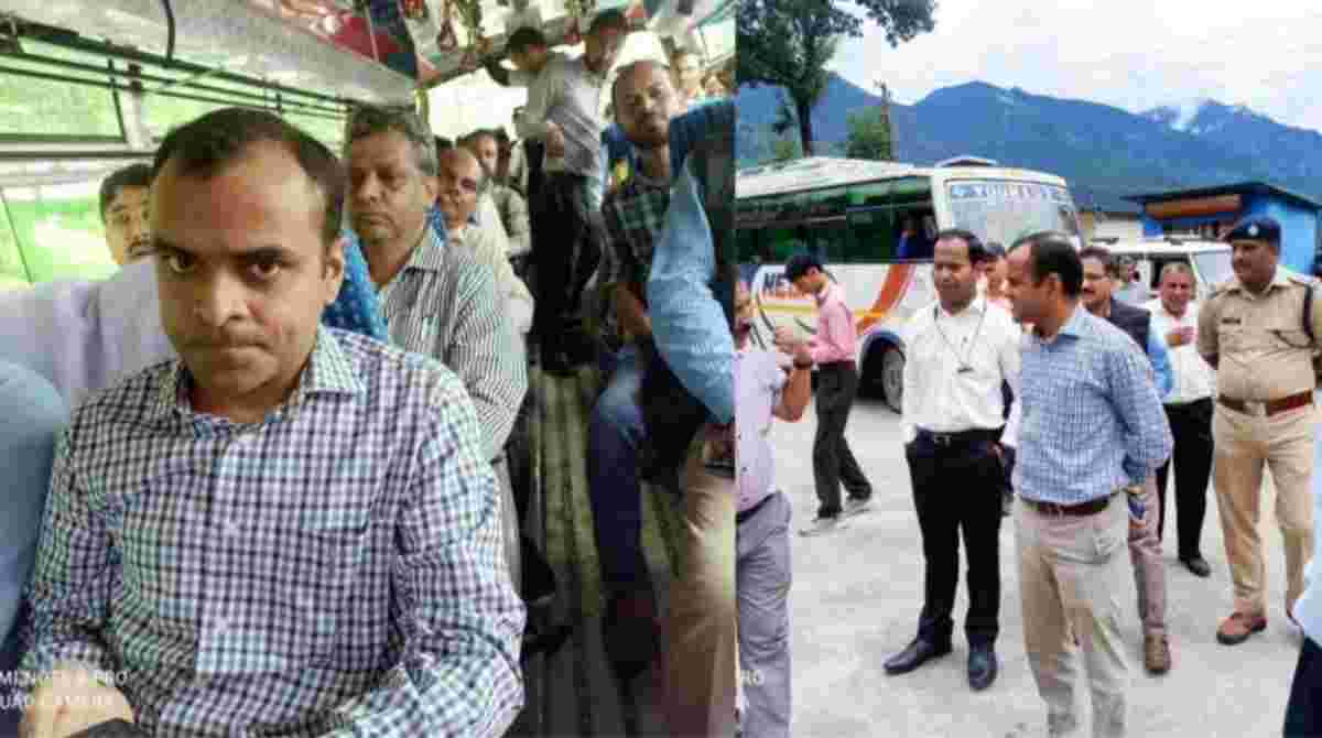 पहल: अनावश्य खर्च पर लगे रोक, डीएम ने अफसरो के साथ बस से किया जनता दरबार का सफर…