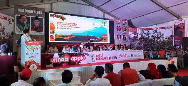 Coca-Cola India and Indo Dutch Horticulture द्वारा Unnati Apple Project के किसान सम्मानित