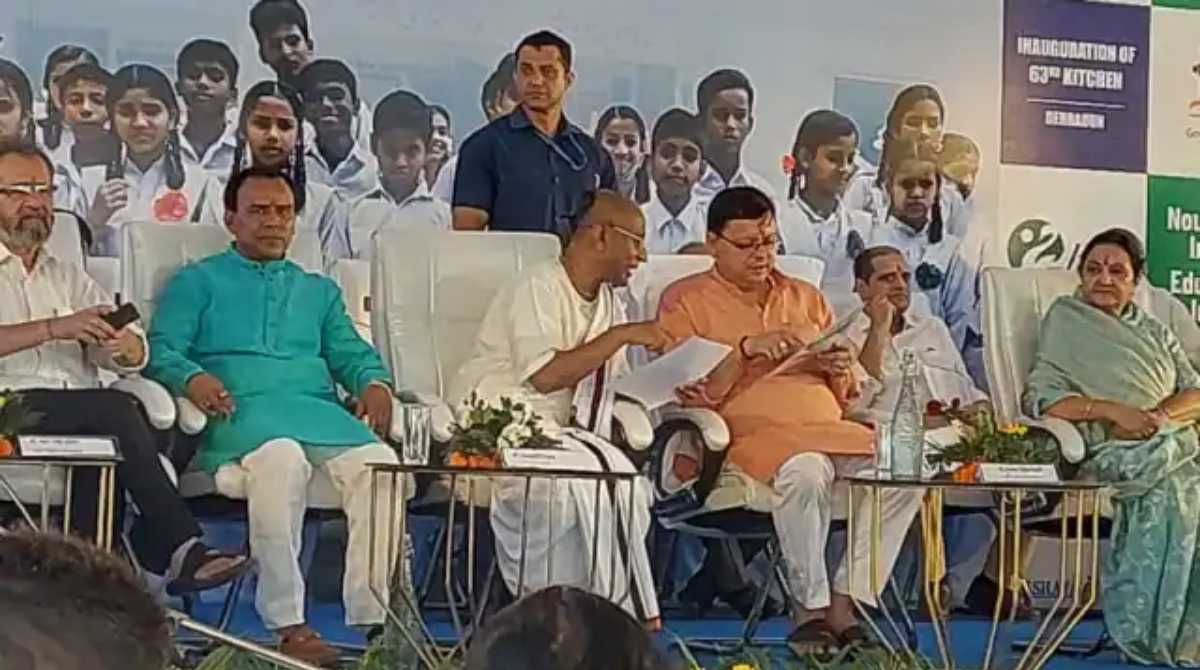 राज्य की सबसे बड़ी रसोई का सीएम धामी ने किया शुभांरभ, 35000 बच्चों का पकेगा खाना…