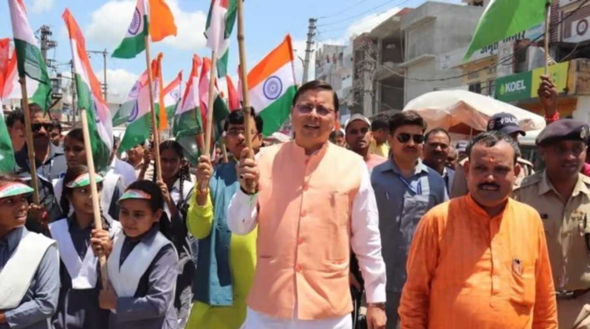 CM धामी ने निकली तिरंगा यात्रा, हर घर तिरंगा अभियान की शुरूआत कर बताया लक्ष्य…