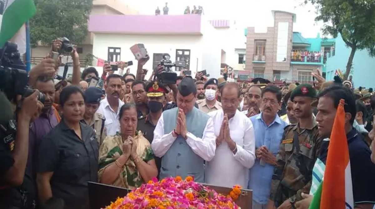नमनः शहीद का पार्थिव शरीर 38 साल बाद पहुंचा हल्द्वानी, सीएम धामी सहित कई दिग्गज देने पहुंचे श्रद्धांजलि…