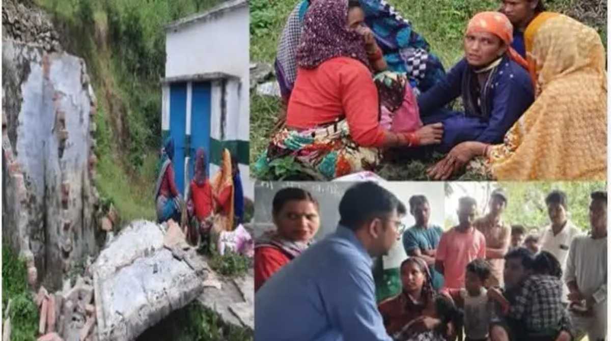 प्राइमरी स्कूल के शौचालय की गिरी छत, तीसरी के छात्र की मौत, मां बेसुध…