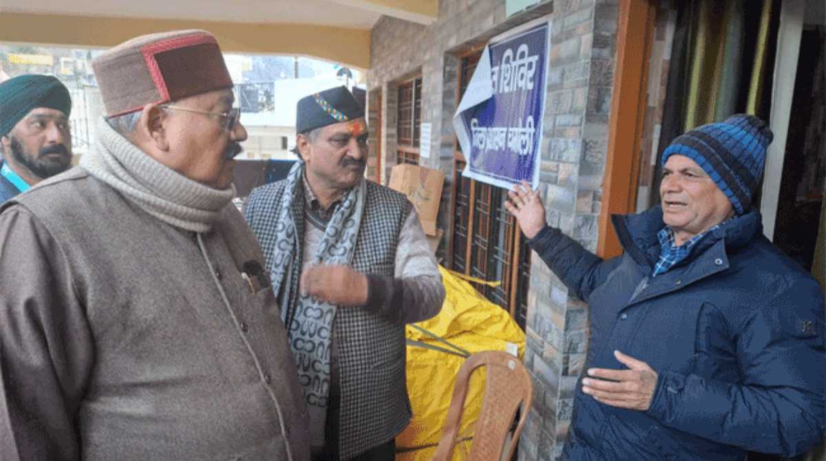 कैबिनेट मंत्री सतपाल महाराज ने जोशीमठ का भू-धंसाव का स्थलीय