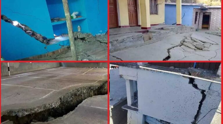 जोशीमठ में जान-माल के नुकसान से बचने के लिए सीएस