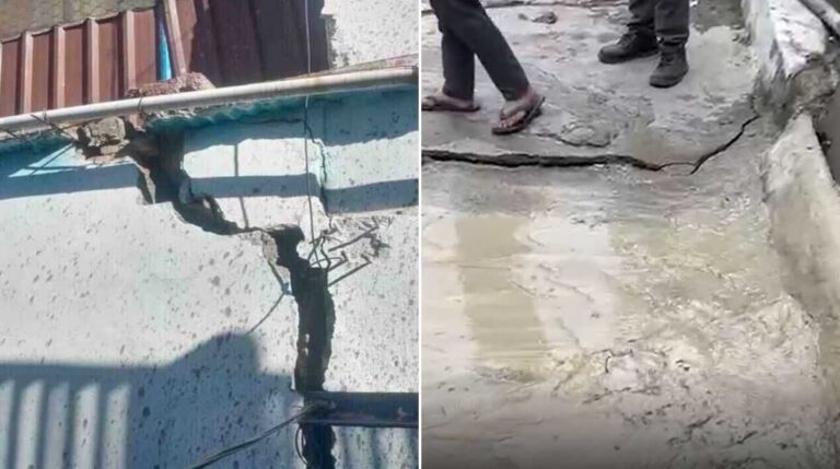 जोशीमठ में भू-धंसाव से खतरे की जद में कई परिवार,