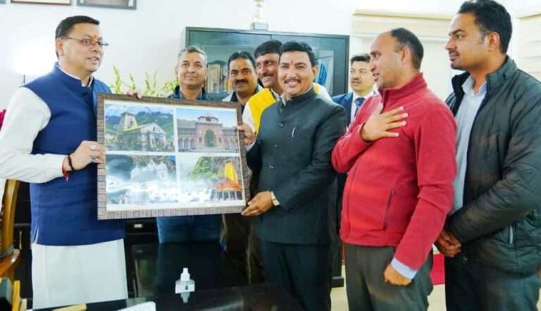 Chardham Hotel Association met cm dhami