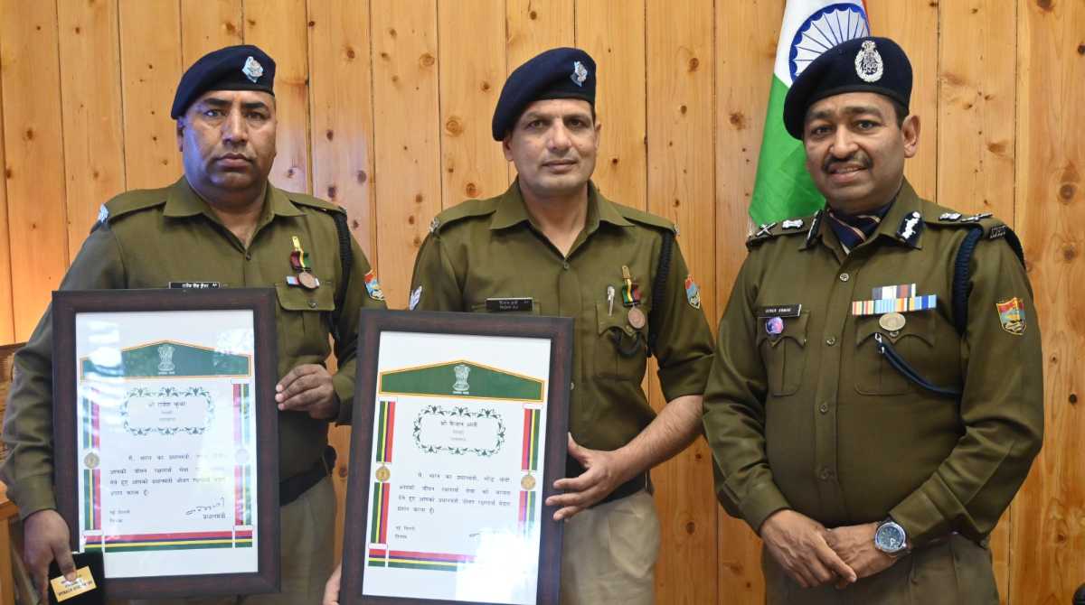 उत्तराखंड पुलिस को दो जवान प्रधानमंत्री जीवन रक्षा पुलिस पदक से सम्मानित…