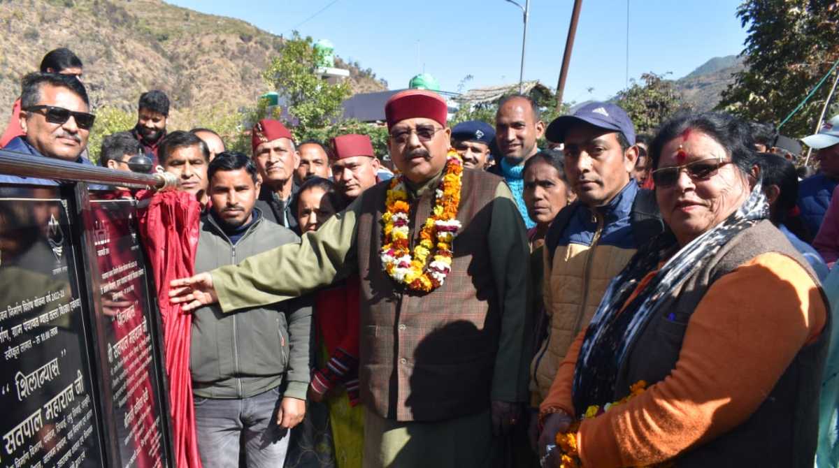उत्तराखंडः कैबिनेट मंत्री ने किया 100 करोड़ 70 लाख की योजनाओं का शिलान्यास एवं लोकार्पण