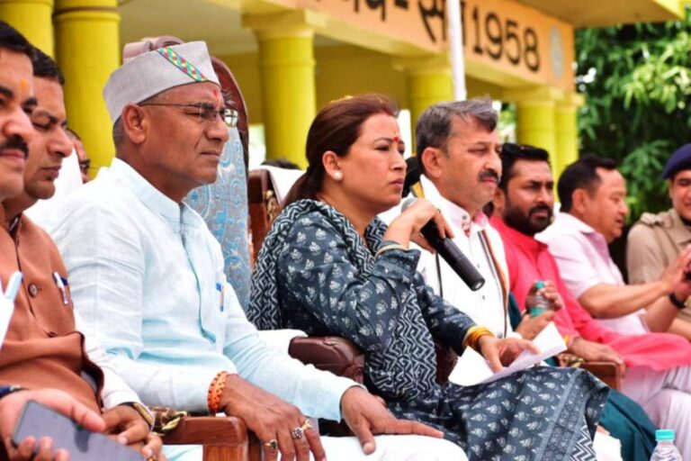 Minister in charge Rekha Arya in nainital