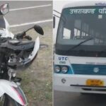रोडवेज बस ने बाइक सवार को रौंदा, 12 साल की बच्ची सहित तीन की मौत