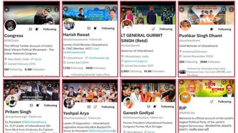 Twitter Blue Tick: उत्तराखंड के कई दिग्गजों के ट्विटर से