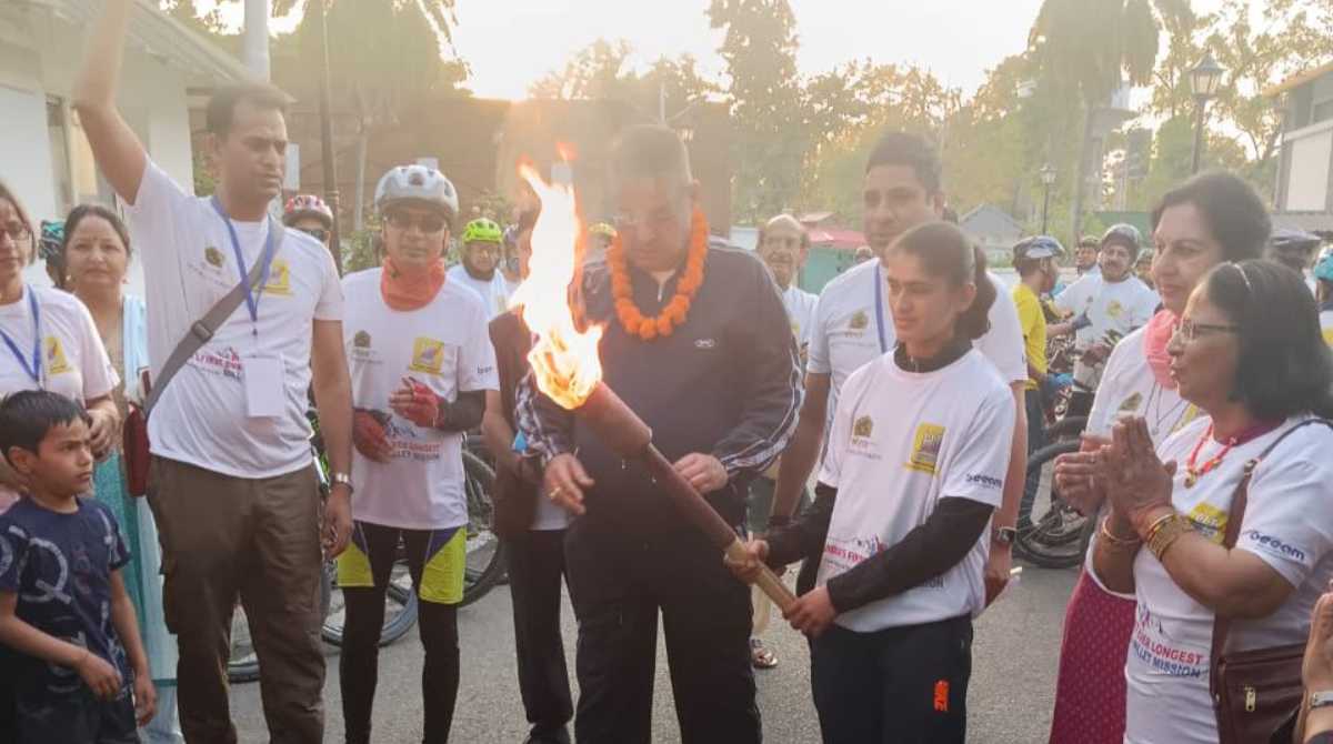 देश की प्रथम एवम् सर्वाधिक लंबी मिलेट क्रांति साइकिल रैली