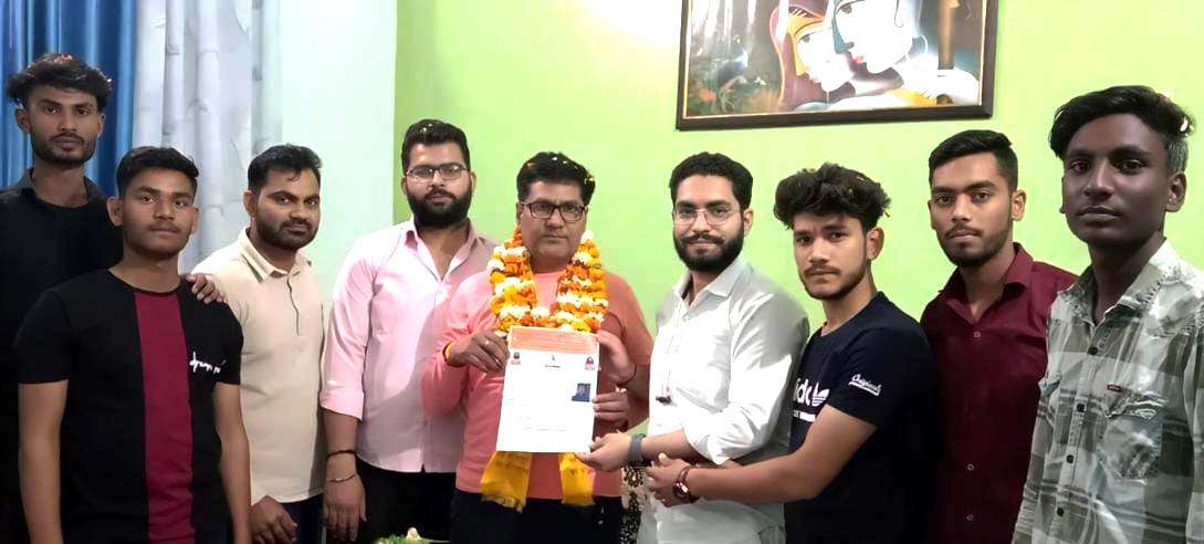 संजय पाराशर बने राष्ट्रीय हनुमान दल के जिलाध्यक्ष बुलंदशहर 1 Rastriya Hanuman Dal Bulandshahr