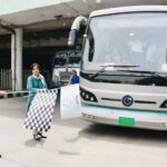 प्रमुख प्रीमियम इलेक्ट्रिक बस ब्रांड न्यूगो ने "पहली महिला इंटरसिटी बस" को किया रवाना