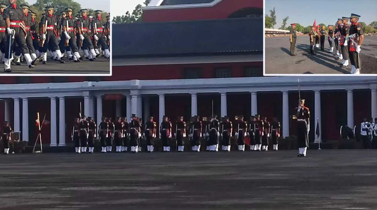 भारतीय सेना में शामिल हुए नए अफसर,थल सेना प्रमुख मनोज पांडे ने ली परेड की सलामी…