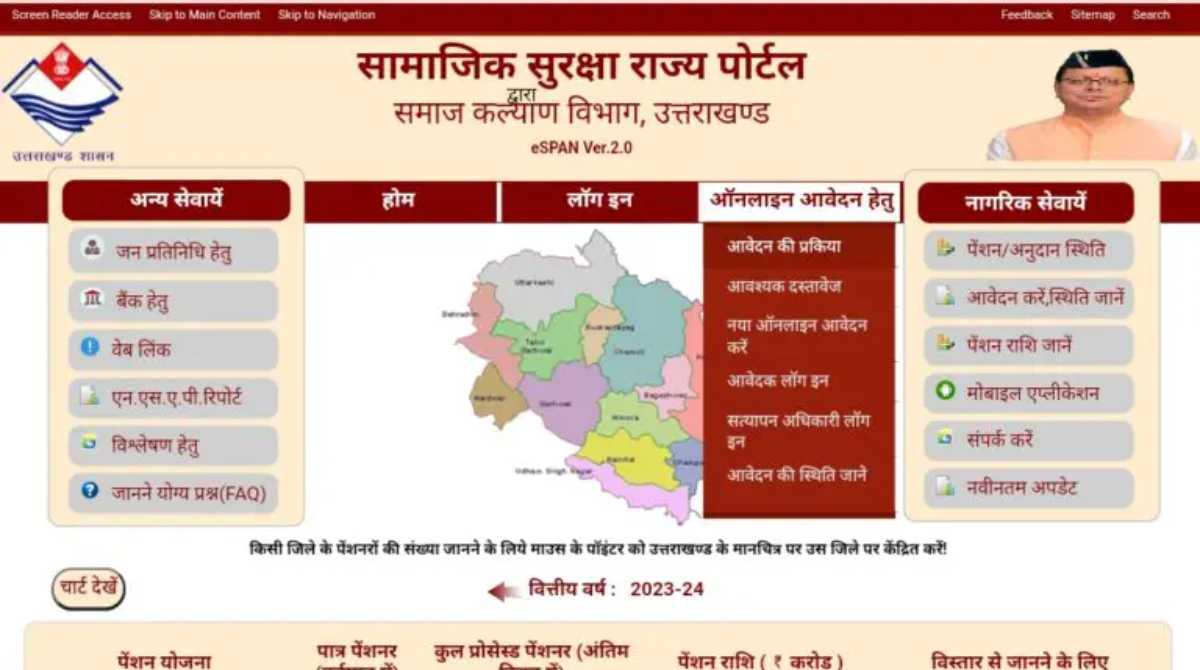 उत्तराखंड में पेंशन संबंधित आवेदन के लिए अब यहां मिलेगी पूर्ण जानकारी, ऐसे करें एप्लाई…