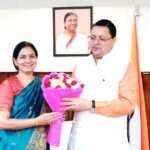 mayor rishikesh meet cm dhami