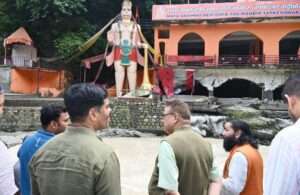 Tapkeshwar temple damage area