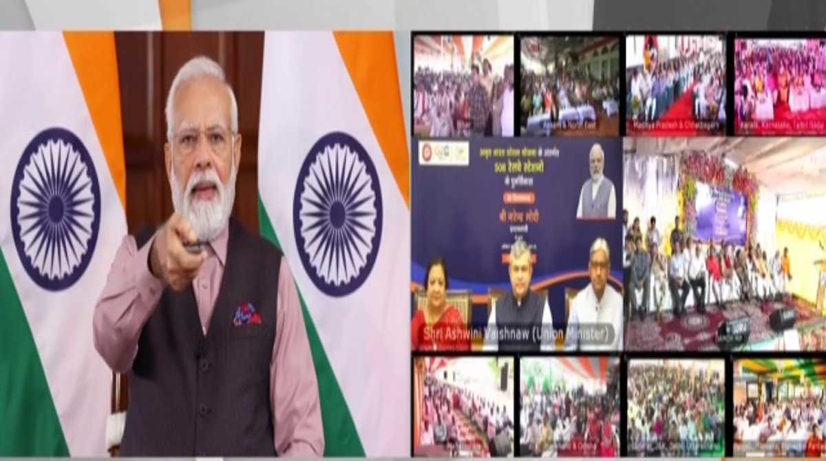 PM मोदी ने उत्तराखंड के रेलवे स्टेशन के पुनर्विकास कार्यों का वर्चुअल माध्यम से शिलान्यास…