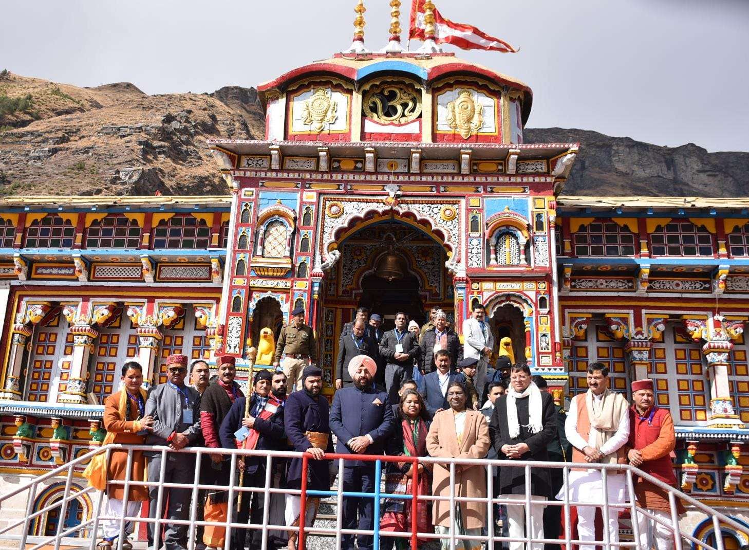 बदरीनाथ धाम आगमन पर राष्ट्रपति का हुआ जोरदार स्वागत