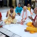 अमित शाह ने उज्जैन में बाबा महाकाल के दर्शन कर पूजा अर्चना की