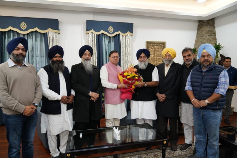 Chief Minister Pushkar Singh Dhami