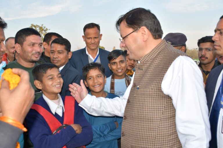 Chief Minister Pushkar Singh Dhami