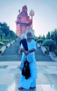 Respected Morari Bapu visited 369 feet high statue of Lord Shiva in Nathdwara.