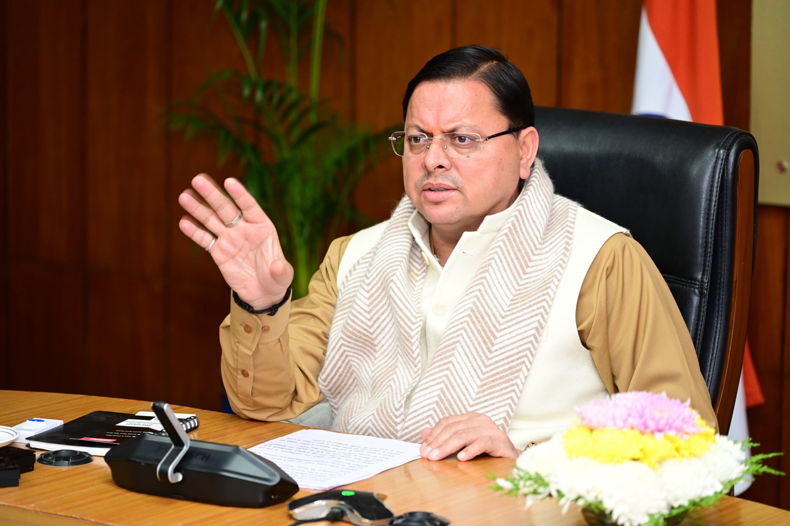 Chief Minister Pushkar Singh Dhami