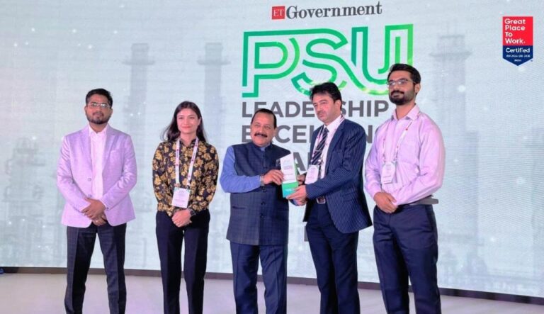 THDCIL wins PSU Leadership Award for Digital Transformation Excellence