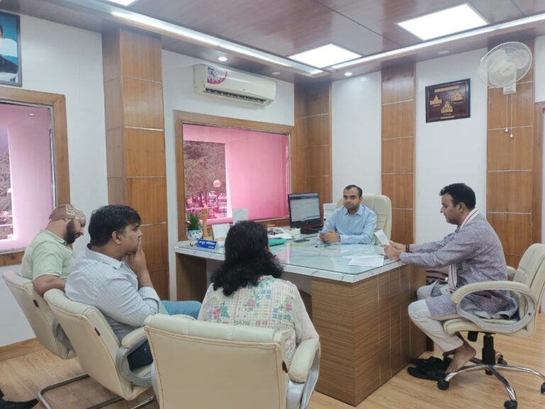 meeting regarding development of railway line