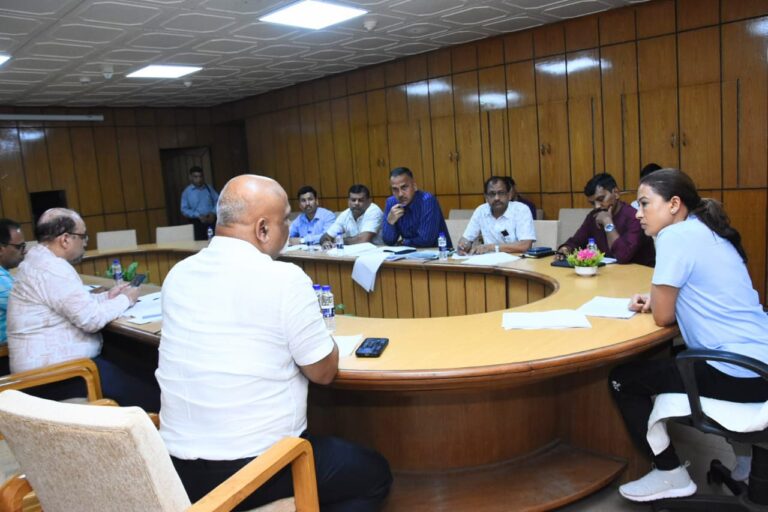 Sports Minister held a meeting with departmental officials regarding the upcoming National Games and gave important instructions