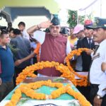 सैनिक कल्याण मंत्री जोशी ने नयागांव रतनपुर निवासी हवलदार दीपेंद्र कंडारी को किया पुष्पांजलि अर्पित