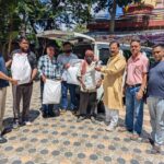 हिमालयन हेरिटेज सोसायटी द्वारा अग्निकांड से पीड़ित परिवार की गई मदद