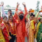वैदिक मंत्रोच्चार के साथ स्थापित हुए श्री पंचमुखी हनुमान व मां दुर्गा