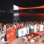 Rishikesh National Unity Day celebrated in Ganga Aarti at Purnanand Ghat