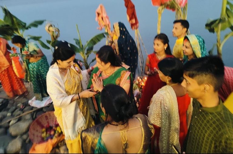 Rishikesh Outgoing mayor extended best wishes to the devotees on the occasion of Chhath Puja