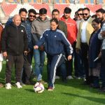खेल मंत्री रेखा आर्या ने किया फुटबॉल मैदान और स्पोर्ट्स स्टेडियम परिसर का लोकार्पण