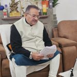 केंद्रीय कृषि मंत्री शिवराज सिंह चौहान की अध्यक्षता में आयोजित बैठक में वर्चुअल माध्यम से जुड़े प्रदेश के कृषि मंत्री गणेश जोशी