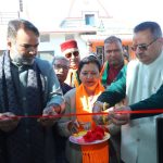 निकाय चुनाव के दृष्टिगत नगर निगम भाजपा पार्षद प्रत्याशियों के चुनाव कार्यालय का उद्घाटन करते कैबिनेट मंत्री गणेश जोशी