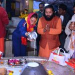 खेल मंत्री रेखा आर्या ने टपकेश्वर महादेव को समर्पित किया राष्ट्रीय खेलों का पहला निमंत्रण