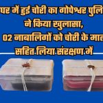 घर में हुई चोरी का हुआ खुलासा, 02 नाबालिग माल सहित जफ़्त