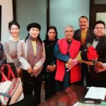 गंगा तट पर अंतरराष्ट्रीय योग महोत्सव तैयारी को लेकर बैठक