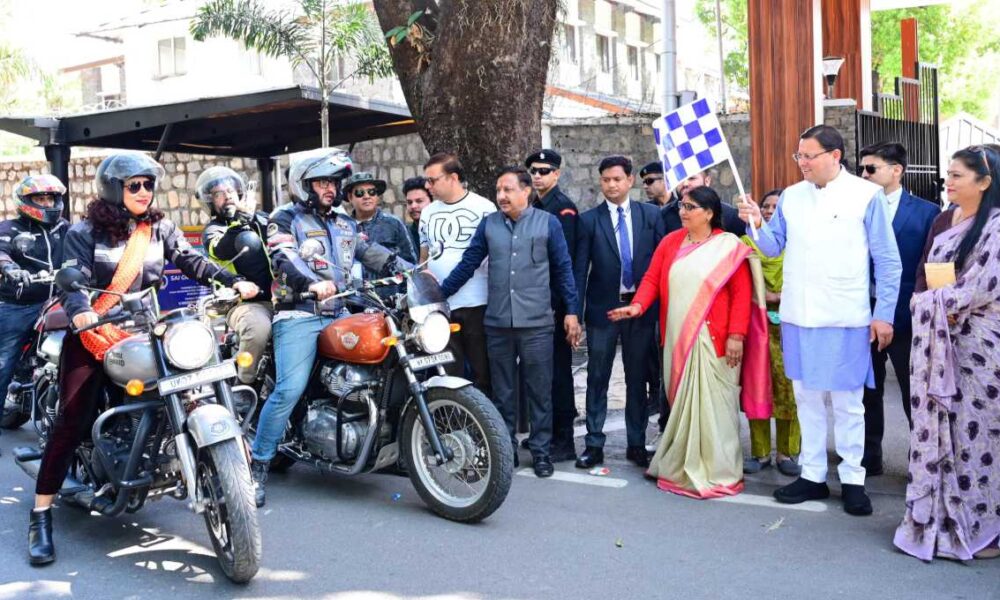 ड्रग्स मुक्त उत्तराखंड को लेकर बाइक रैली को मुख्यमंत्री ने दिखाई हरी झंडी …