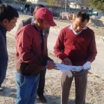 डीएम ने किया विभिन्न निर्माण कार्यो का स्थलीय निरीक्षण