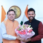 मुख्यमंत्री धामी ने केन्द्रीय नागरिक उड्डयन मंत्री किंजरापु राममोहन नायडू से भेंट की