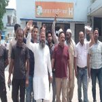अवैध कब्जे हटाने को रुद्र सेना ने तहसील घेरी