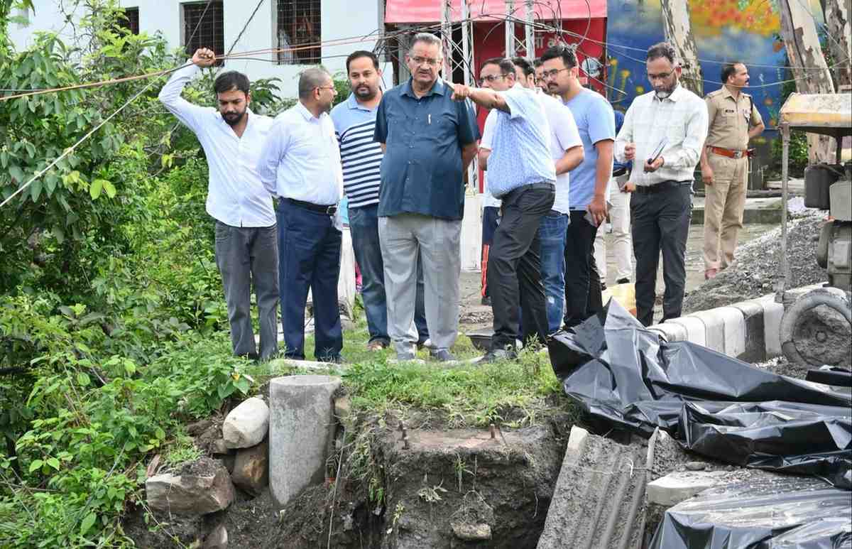 भारी बारिश से प्रभावित क्षेत्रों का निरीक्षण, मालसी नए पुल की नई अपडेट